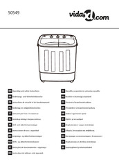 vidaXL 50549 Instrucciones De Uso Y Seguridad