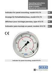 WIKA 910.70 Manual De Instrucciones