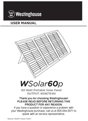 Westinghouse WSolar100p Manual De Usuario