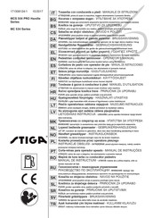 Stiga MCS 504 PRO Handle Serie Manual De Instrucciones
