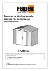 FEIDER Machines FAJ400A Manual Del Propietário