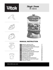 Vitek Magic Steam VT-1551 B Instrucciones De Uso