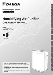 Daikin MCK70YVM Manual Del Operador