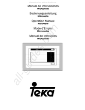 Teka TMW 22.1 BIT Manual De Instrucciones