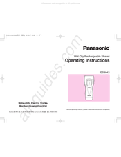 Panasonic ES3042 Instrucciones De Operación