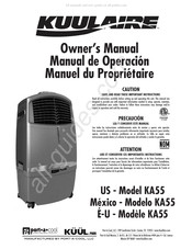 Port-A-Cool KUULAIRE KA55 Manual De Operación