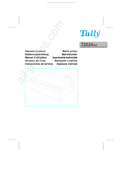 Tally T2024/24 Instrucciones De Servicio