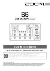 Zoom B6 Guia De Inicio Rapido