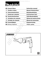 Makita JS8000 Manual De Instrucciones