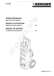 Kärcher K 5.65 Manual De Usuario