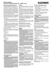 EUCHNER GS C1806 Serie Manual De Instrucciones