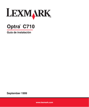 Lexmark Optra C710 Guia De Instalacion