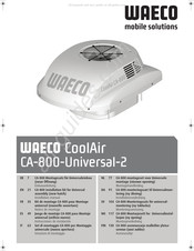 Waeco CoolAir CA-800-Universal-2 Instrucciones De Instalación