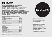 Sharp EL-2607PC Manual De Manejo