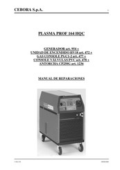 Cebora Plasma Prof 164 HQC Manual De Reparaciones