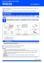 Brother MFC-6890CDW Guía De Configuración Rápida