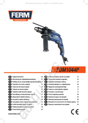 Ferm PDM1044P Traducción Del Manual Original