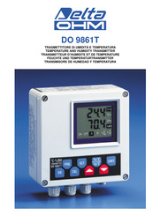 Delta OHM DO 9861T Manual Del Usuario