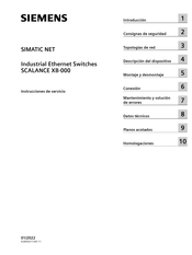 Siemens SIMATIC NET SCALANCE XB-000 Serie Instrucciones De Servicio