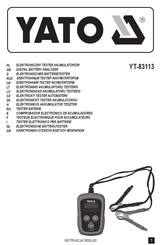 YATO YT-83113 Instrucciones De Operación