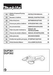 Makita DUP361 Manual De Instrucciones