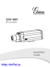 Grandstream GXV 3601 Manual Del Usuario