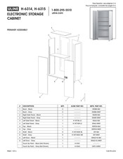 Uline H-6314 Instrucciones De Ensamble