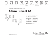 Endress+Hauser Soliwave FDR56 Instrucciones De Uso