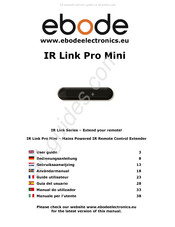 Ebode IR Link Pro Mini Guia Del Usuario