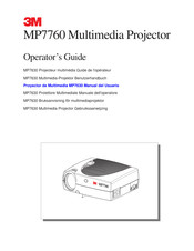 3M MP7760 Manual De Usuario