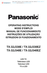 Panasonic TX-32J340E Manual De Funcionamiento