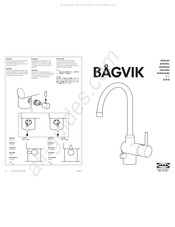 Ikea BAGVIK Guia De Inicio Rapido