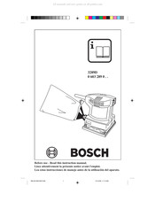 Bosch 3289D Manual Del Usuario