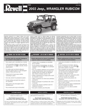 REVELL Jeep WRANGLER RUBICON 2003 Instrucciones De Montaje