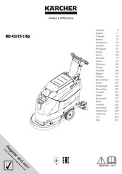 Kärcher BD 43/25 C Bp Manual Del Usuario