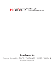 MiBoxer Mi-Light B0 Manual Del Usuario