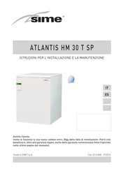 Sime ATLANTIS HM 30 T SP Manual