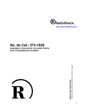 RadioShack 273-1826 Manual Del Propietário