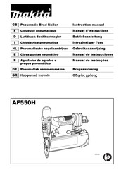 Makita AF550H Manual De Instrucciones