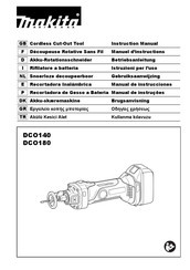 Makita DCO180 Manual De Instrucciones