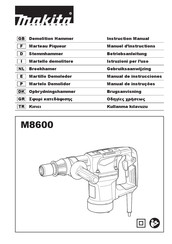 Makita M8600 Manual De Instrucciones