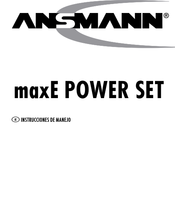 ANSMANN maxE POWER SET Manual De Instrucciones