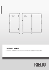 Riello STEEL PRO POWER 114-2 P Instrucciones Para El Responsable De La Instalación, Para El Instalador Y Para El Servicio Técnico D