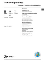 Indesit IN CH 310 AA VE I Manual De Instrucciones