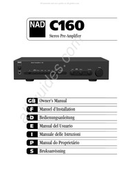 Nad C160 Manual Del Usuario