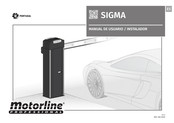 Motorline professional SIGMA Manual De Usuario/Instalador