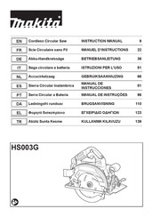 Makita HS003G Manual De Instrucciones