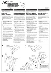 JVC KD-S6060 Manual De Instalación/Conexion