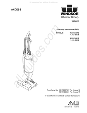 Windsor 1.012-062.0 Instrucciones De Funcionamiento