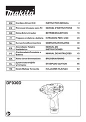 Makita DF030D Manual De Instrucciones